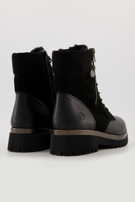 Leder-Boots, Remonte x Elle, Ledermix, Wollfutter, Weite G