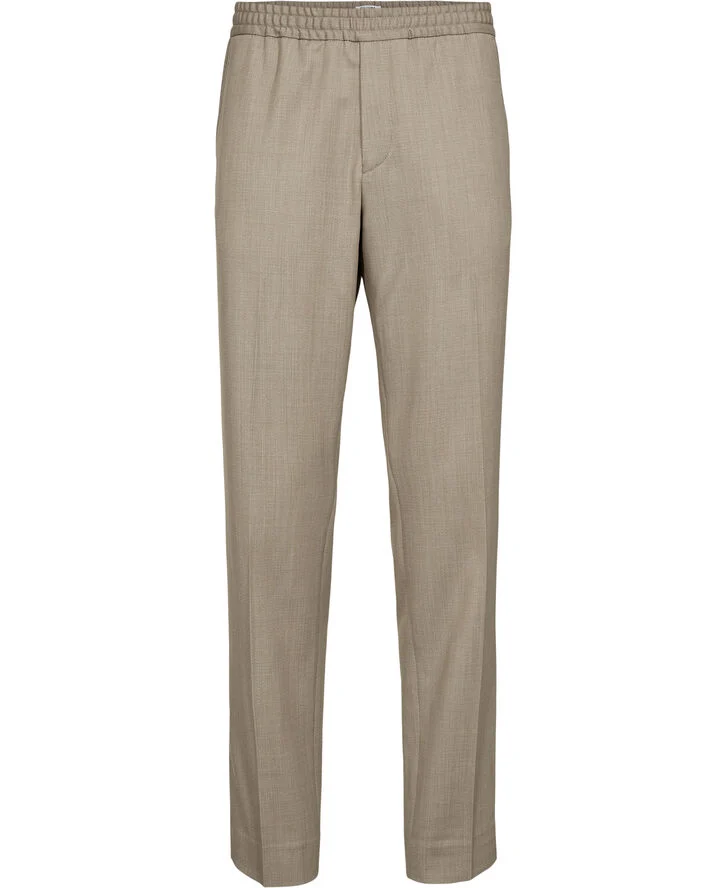 Filippa K Relaxed Wool Trousers Sage melan
