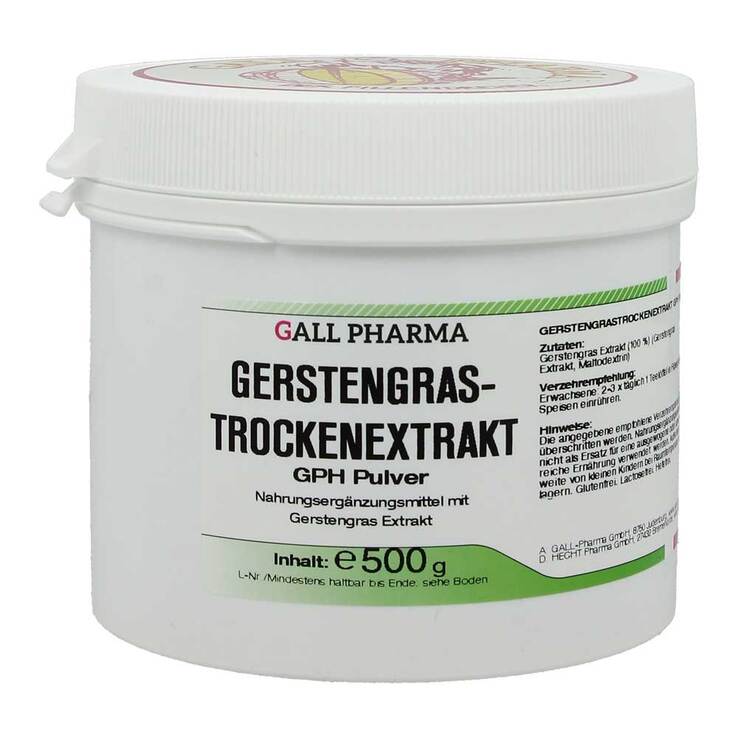 Gerstengrastrockenextrakt GPH Pulver, 500 g