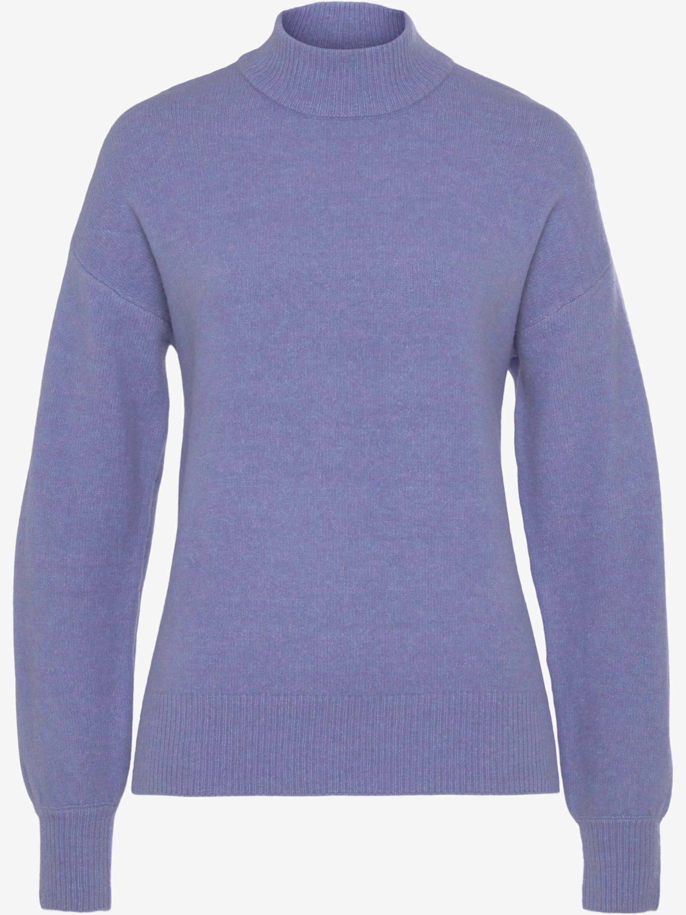 Pull en tricot à col montant