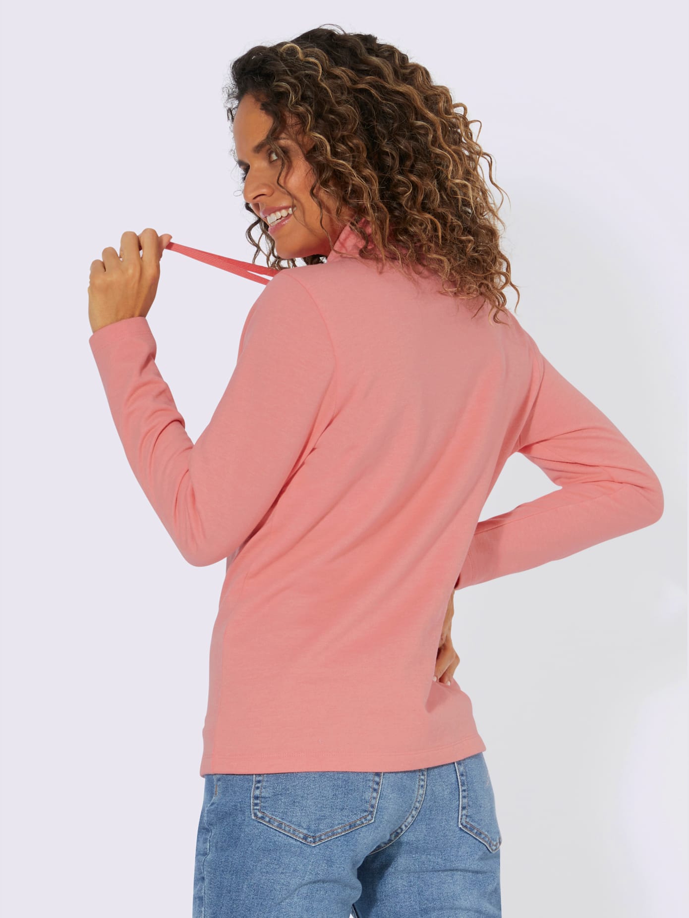Sweat-shirt look sportif