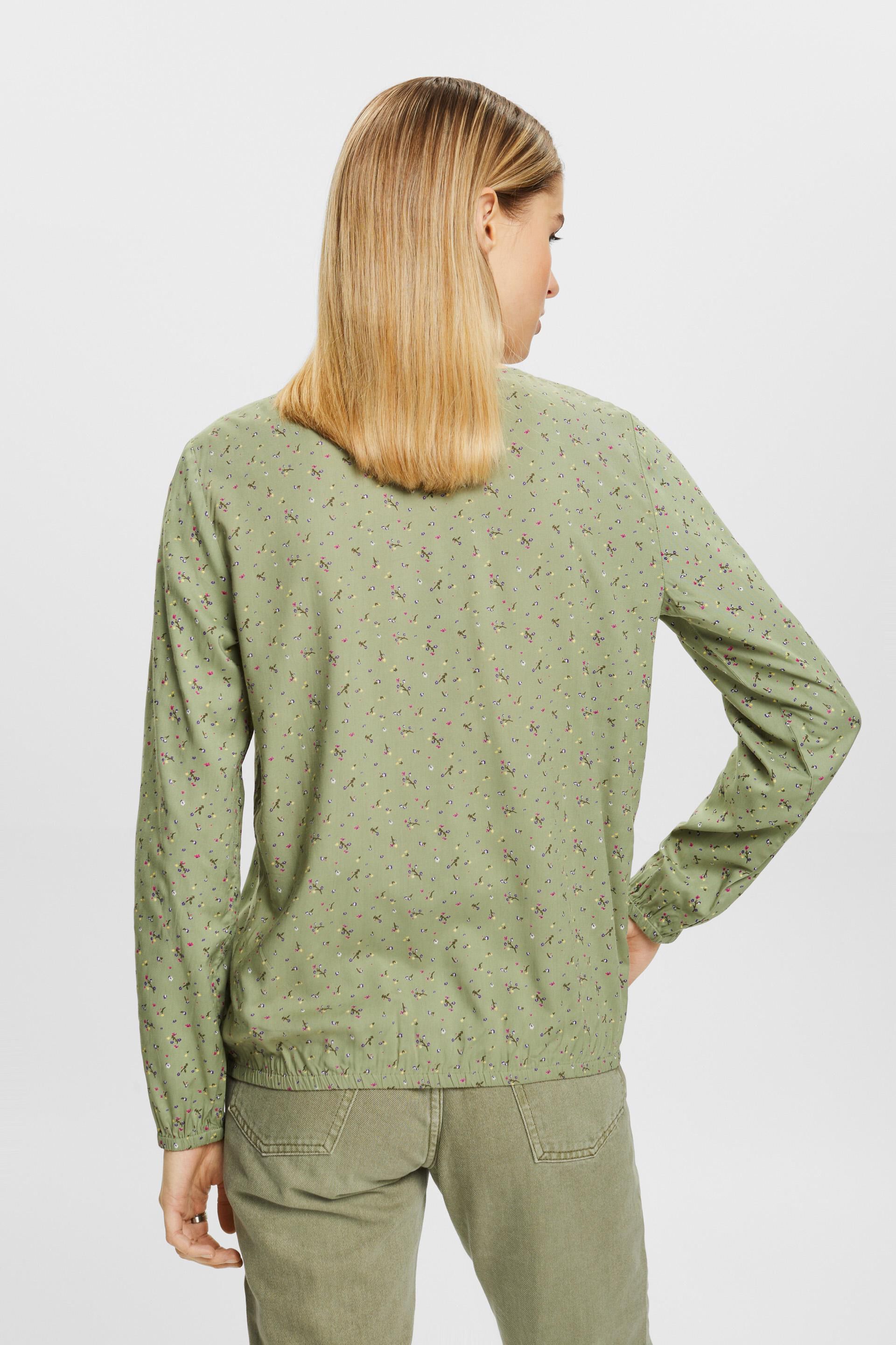 Blouse à motif, en LENZING™ ECOVERO™