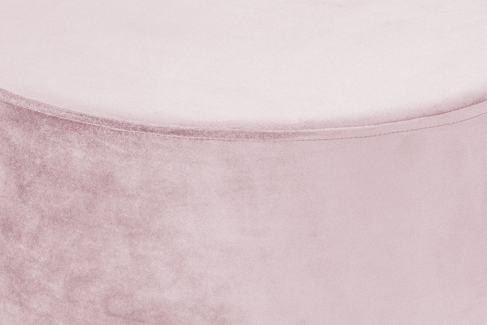 Polsterhocker NOVALIE - rosa-gold - Ø 37 cm