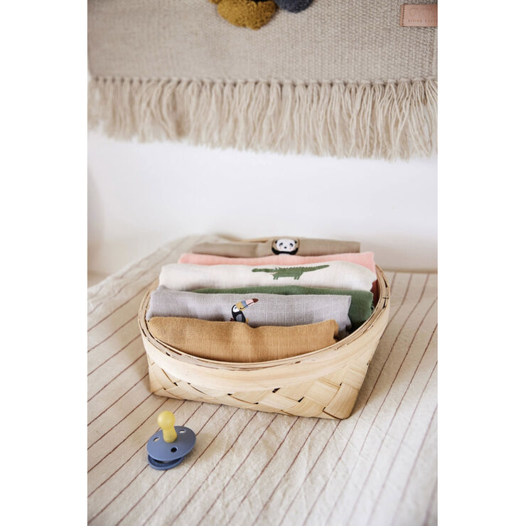 OYOY MINI Tukan Stofbleer - Pakke med 2 Clay / caramel