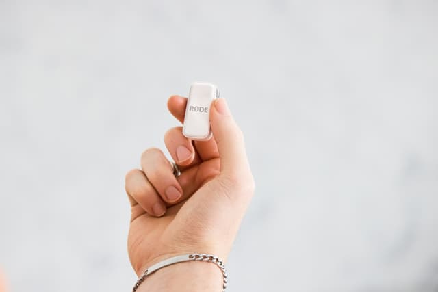 Røde Wireles Micro mikrofoner og modtagersæt (USB-C, hvid)