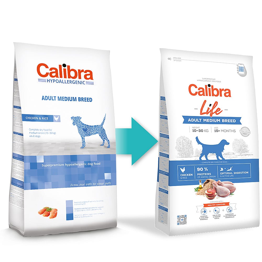 Calibra Hond Life Adult Medium Breed Chicken
