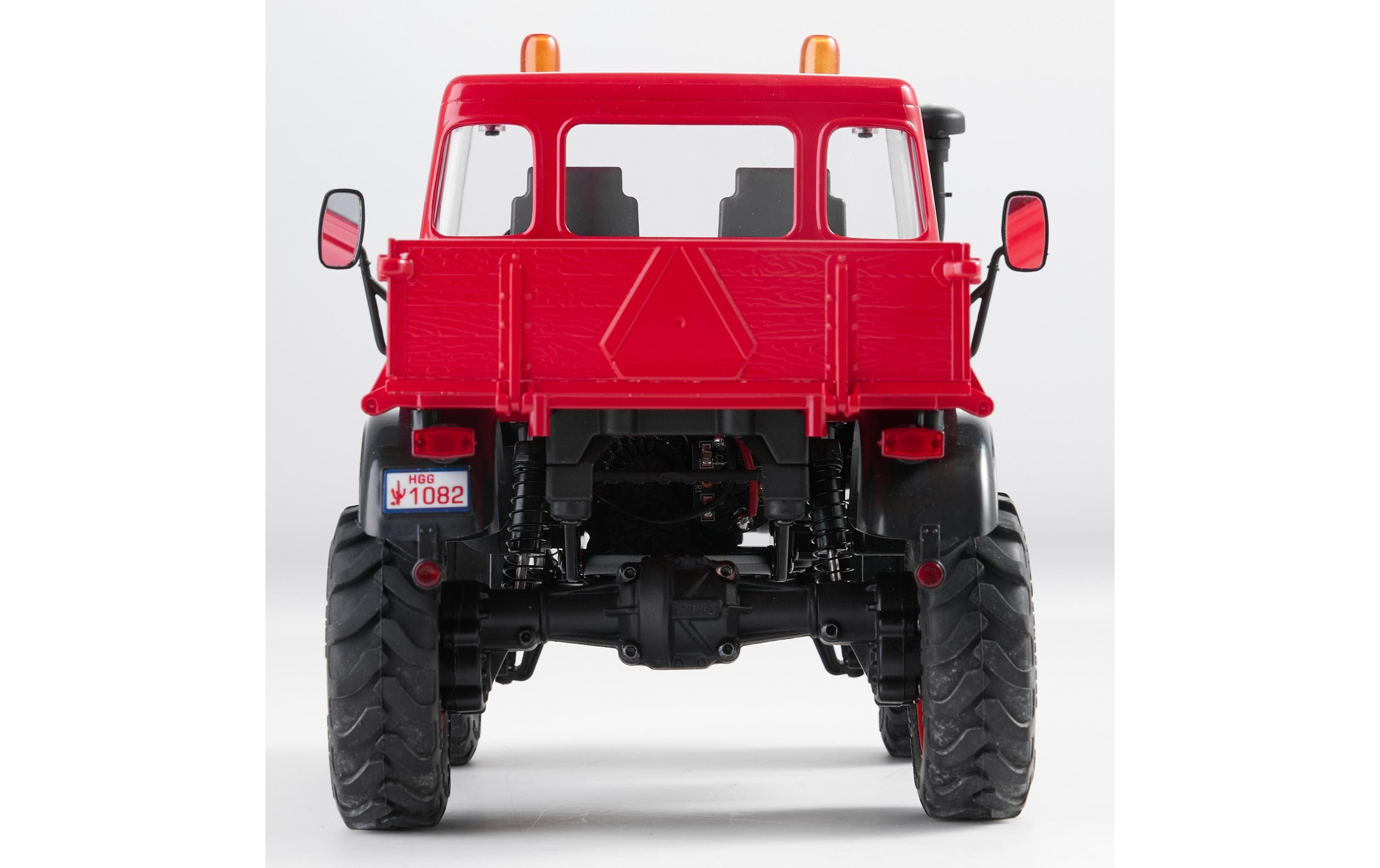 Scale Crawler FXC24 Unimog 421 Rot, RTR, 1:24<br>FCX24 Mini Rock Crawler mit detaillierter Unimog Karosserie und 2-Gang Getriebe