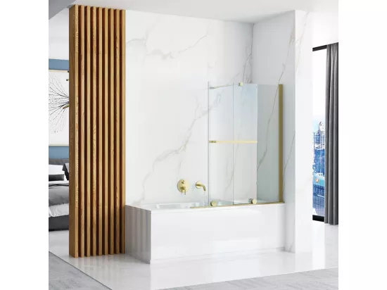 Pare-Baignoire Rea Fabian 100 Brush Gold