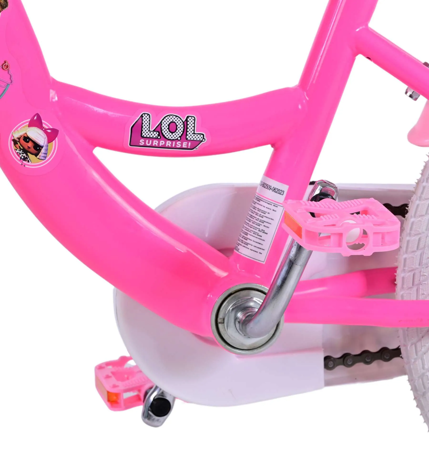 Kinderfahrrad LOL Surprise Fahrrad für Mädchen 16 Zoll Kinderrad Rosa