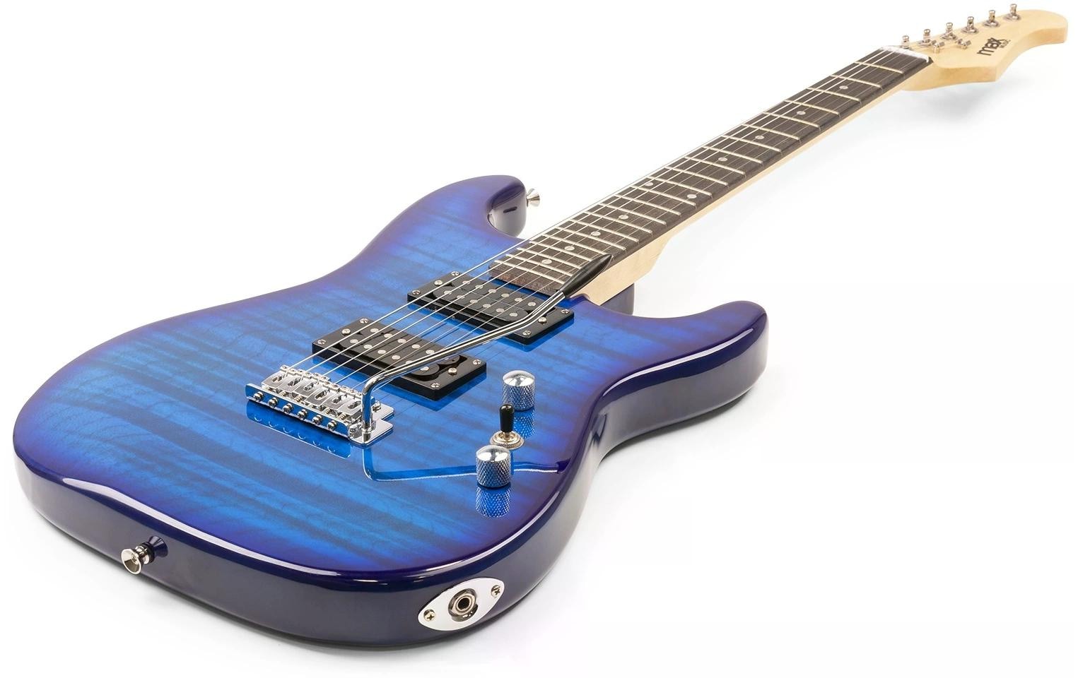 E-Gitarre »MAX GigKit Quilted Style Blau«
