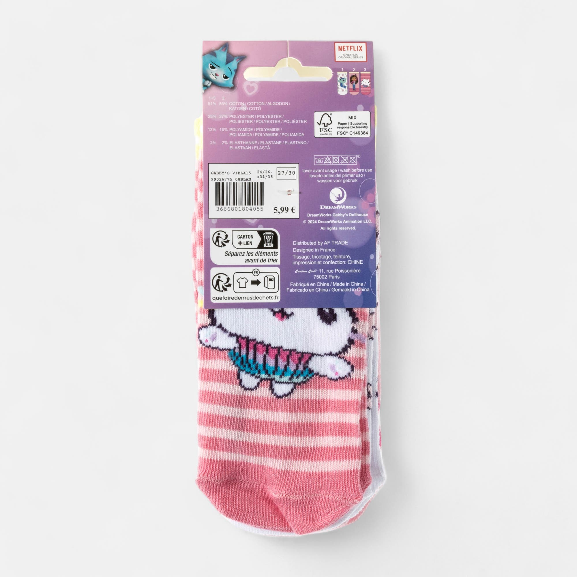 Chaussettes Enfant blanc
