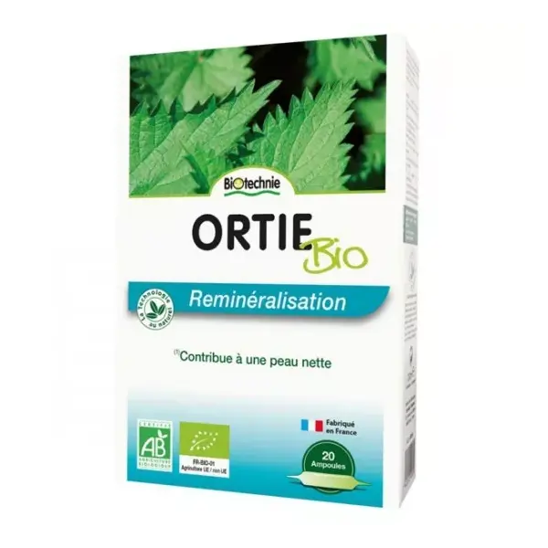Biotechnie Ortie Bio Reminéralisation 20 ampoules