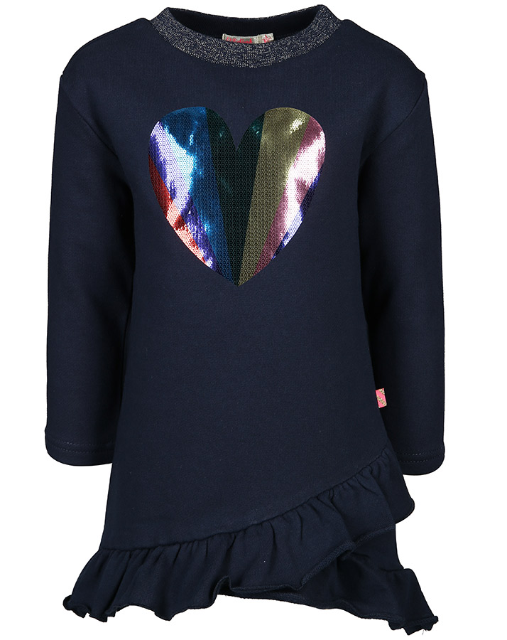 Sweat-Kleid STRAWBEERY in dunkelblau