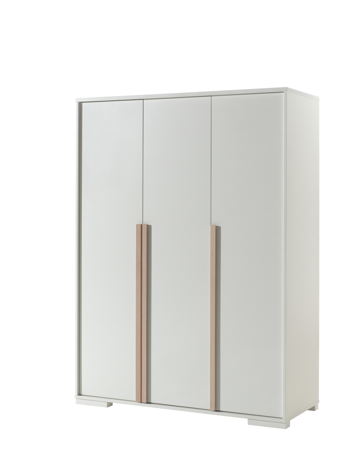 Kleiderschrank LONDON - weiß - 145,6 cm breit