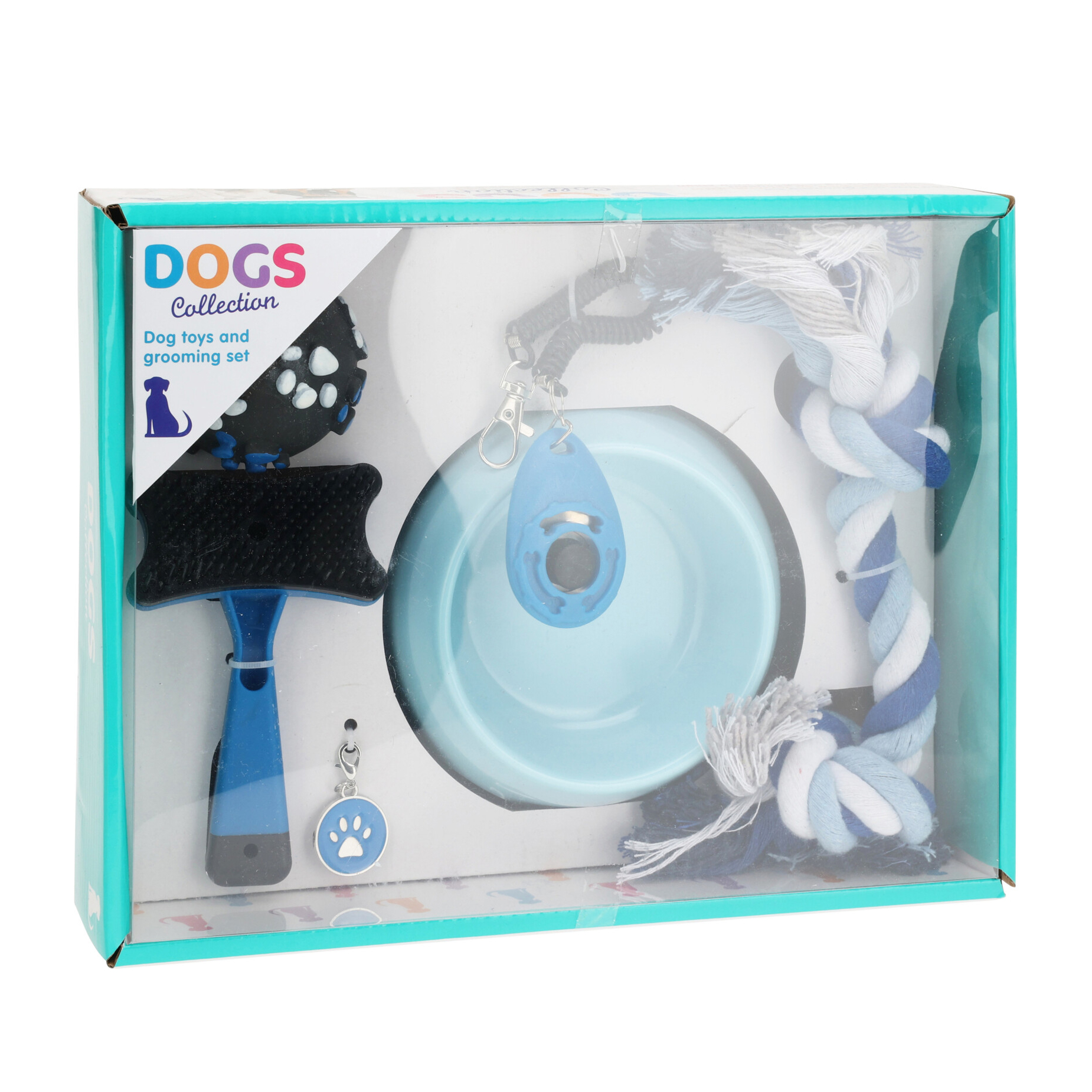 Hundespielzeug und Pflege Set 6-teilig