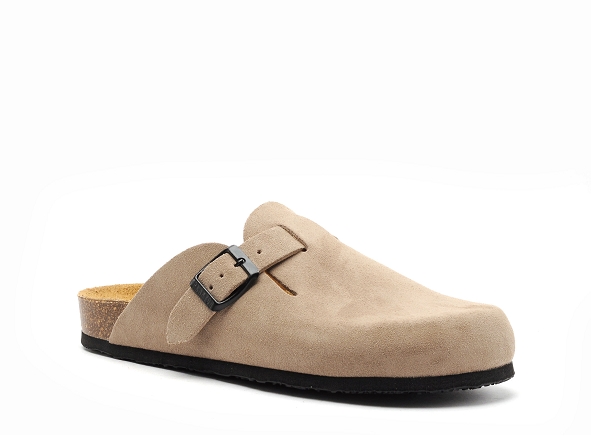 Plakton mules et sabots plats femme blog 181539 beige