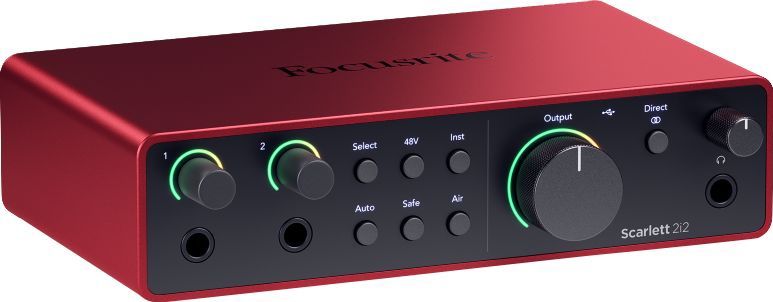 Focusrite - Scarlett 4th Gen 2i2 Studio Bundel - USB Audio Interface - 2 In / 2 Uit