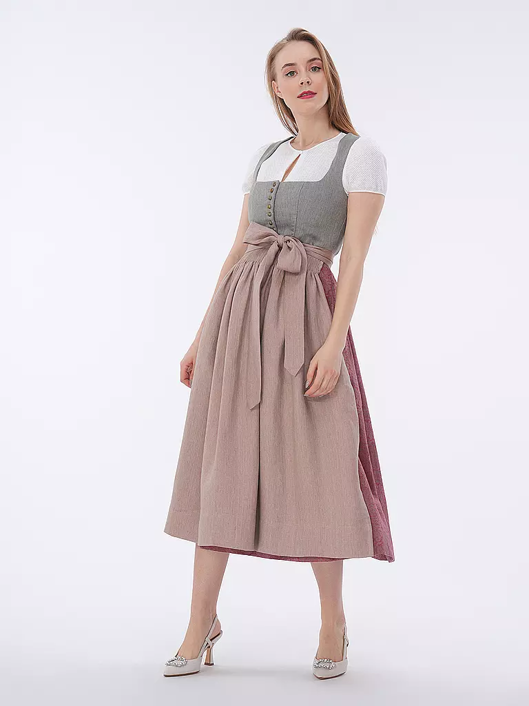 GOTTSEIDANK Dirndl MONIKA 80cm rosa