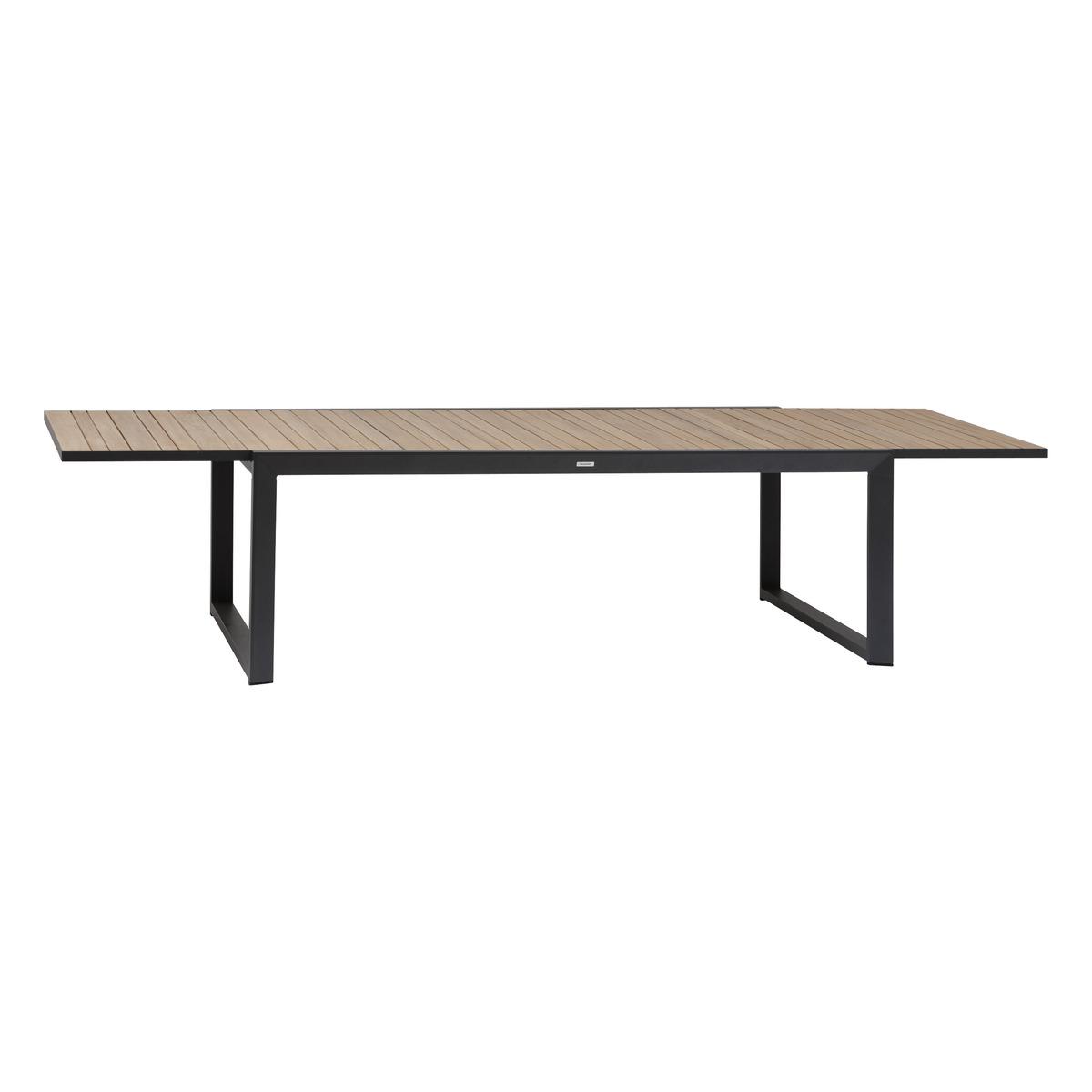 TABLE CORVO EXTENSIBLE ACACIA ALUMINIUM 12 PLACES