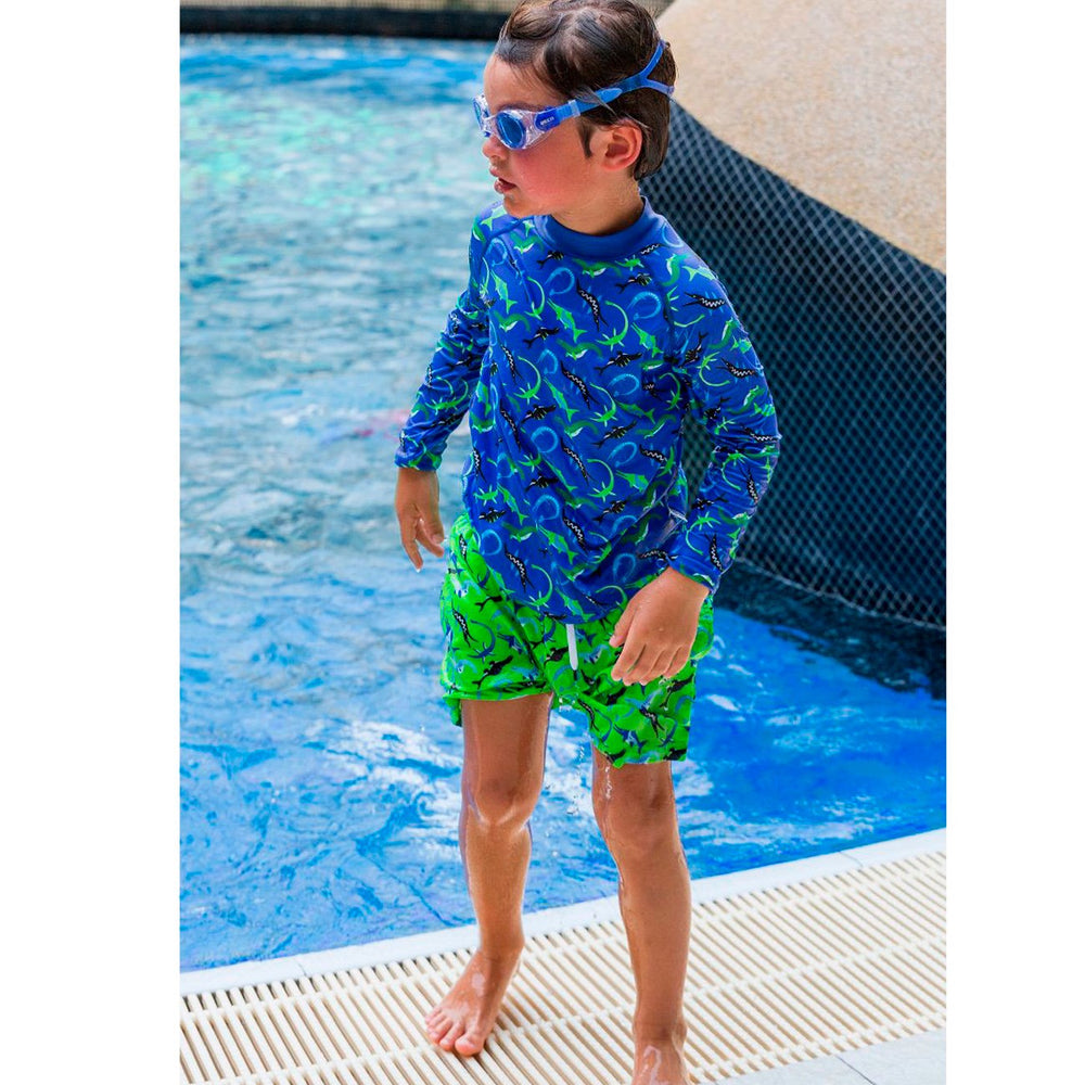 Køb BECO Blå Rashguard Ocean Dinos