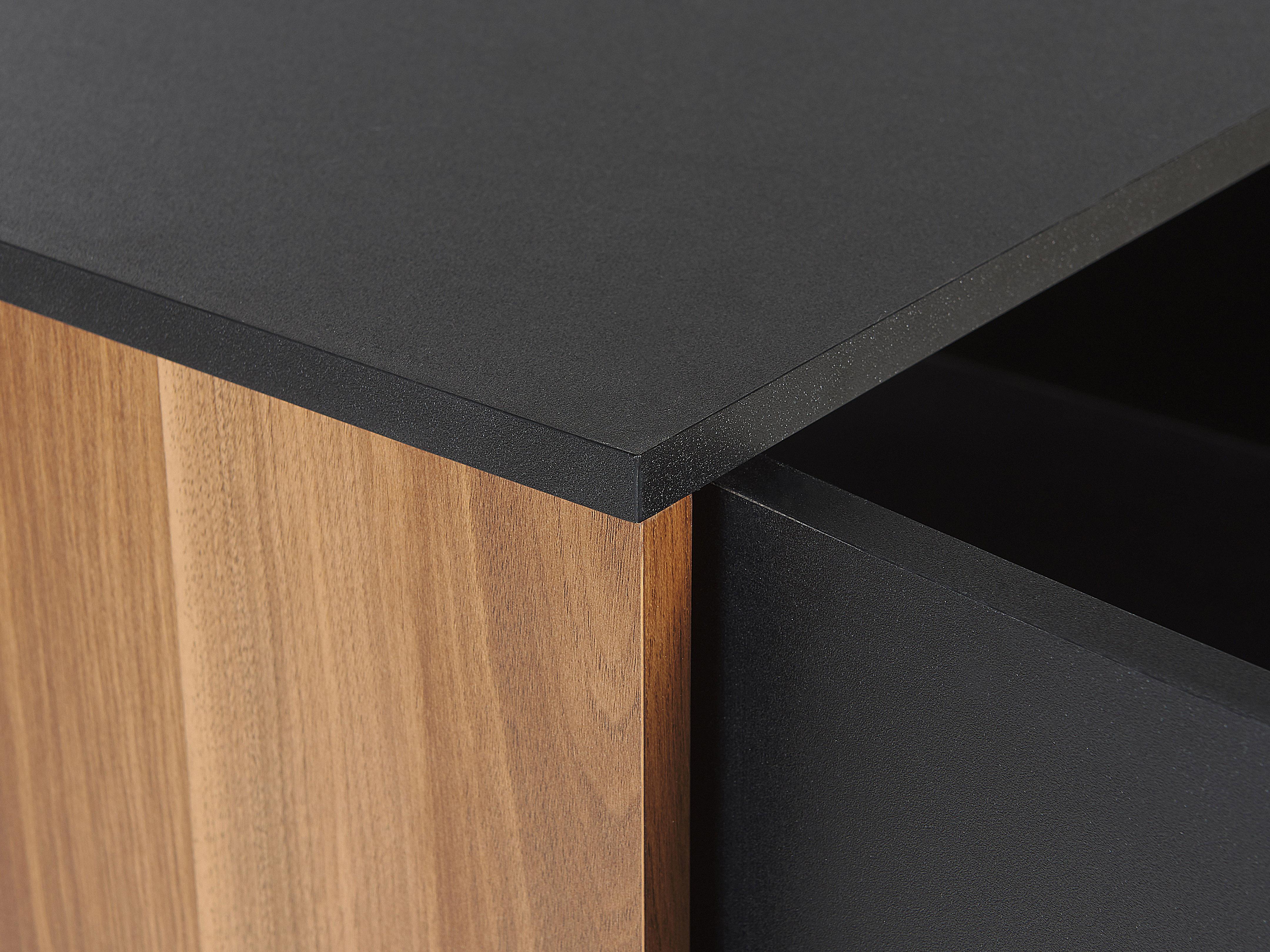 Dressoir met 2 deuren KURO Zwart