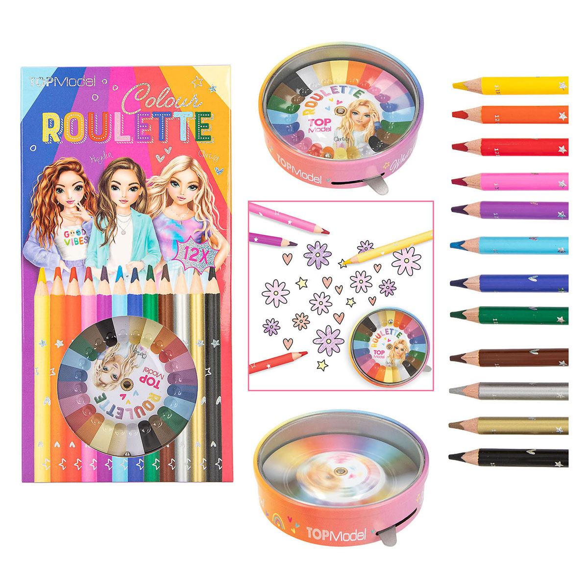 TOPModel Colour Roulette Kleurpotloden