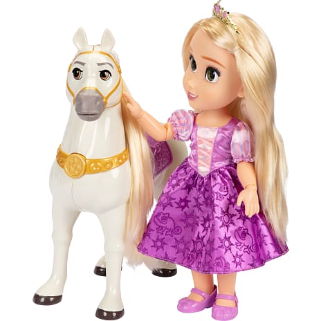 Disney Prinsesse dukker - Rapunzel og Maximus