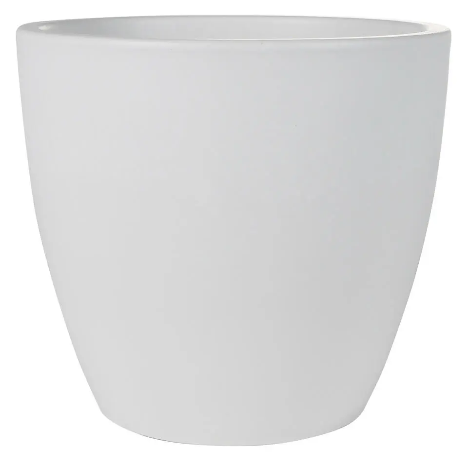 Ter Steege Bloempot - wit - Scandinavisch - 20 x 19 cm