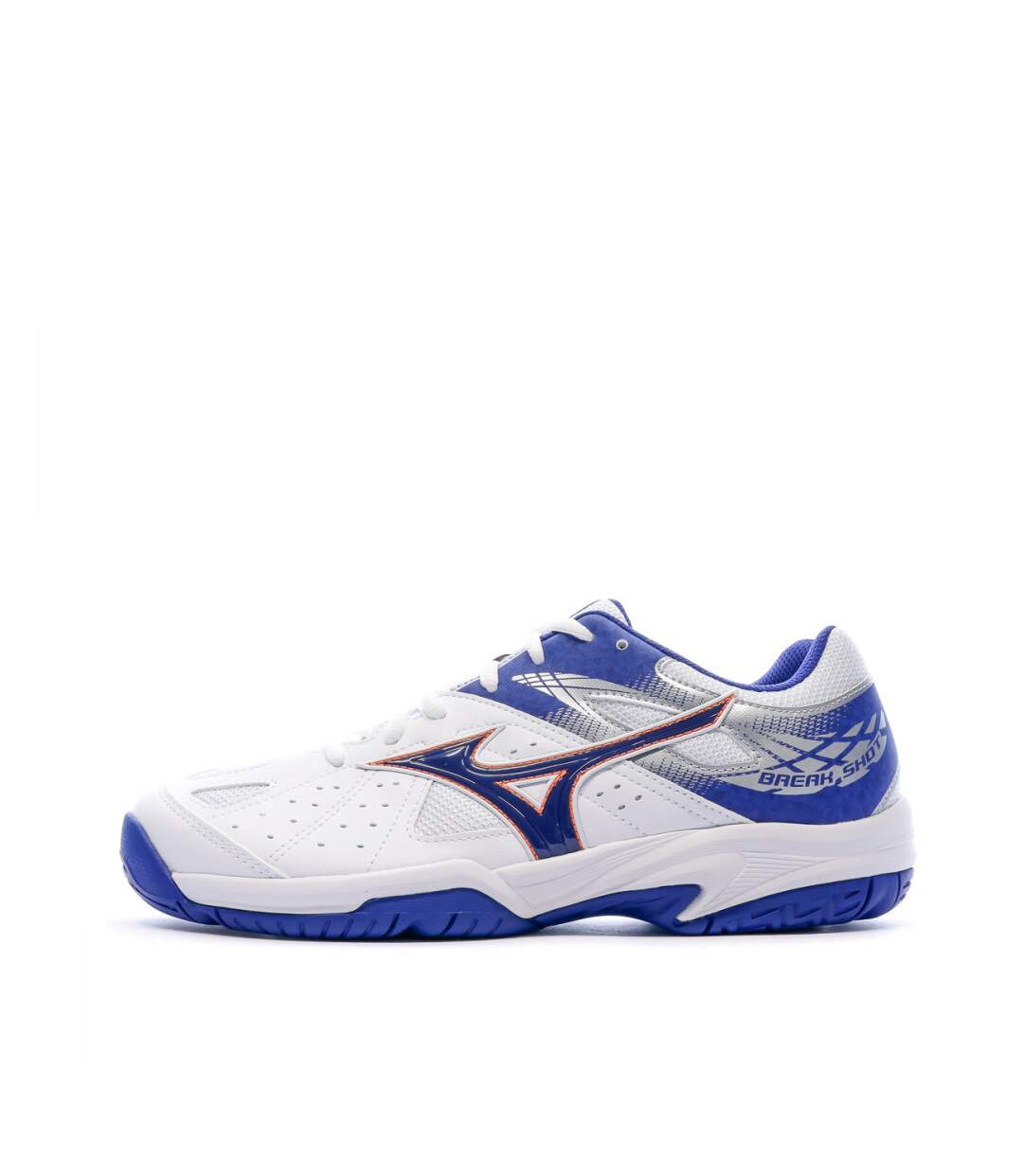 Chaussures de Tennis Blanches/Bleues Homme Mizuno Break Shot