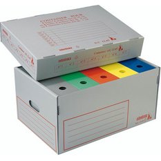 Conteneur d'archives ignifugé, en PP alvéolé