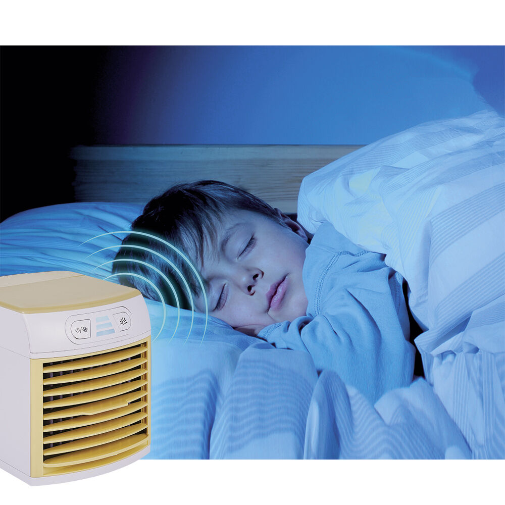 Mini rafraîchisseur d'air USB à LED 3 vitesses 600ml