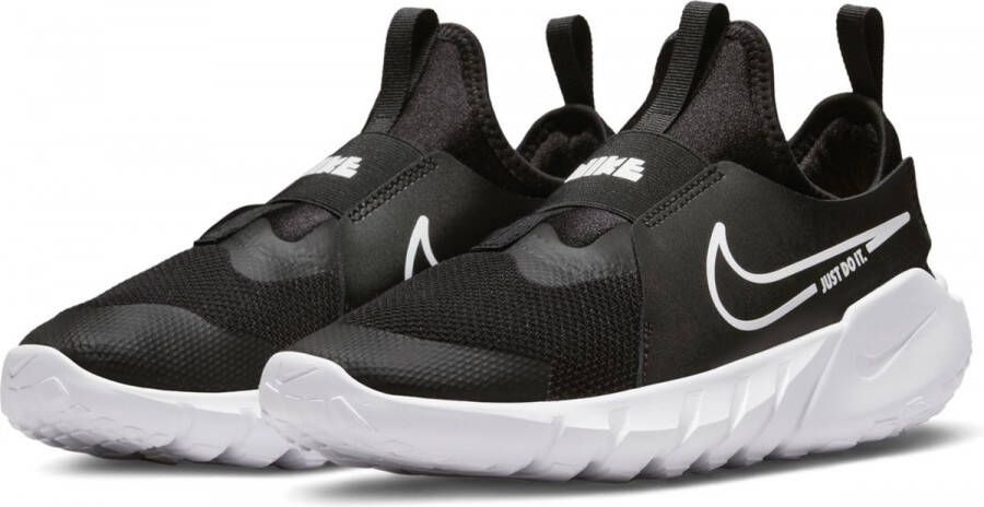 Nike Flex Runner 2 GS Hardloopschoenen Black White Photo Blue University Gold Kinderen