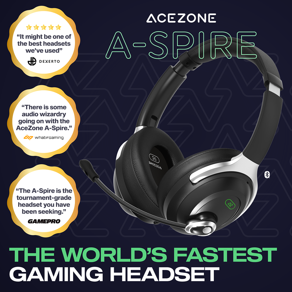 AceZone - A-Spire Hybrid ANC performance gaming headset