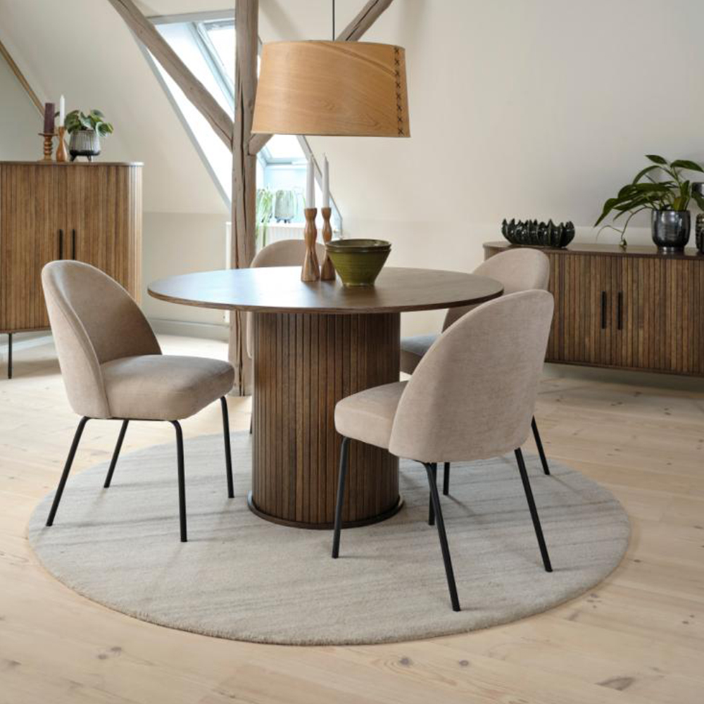 Lenn houten eettafel Gerookt eiken