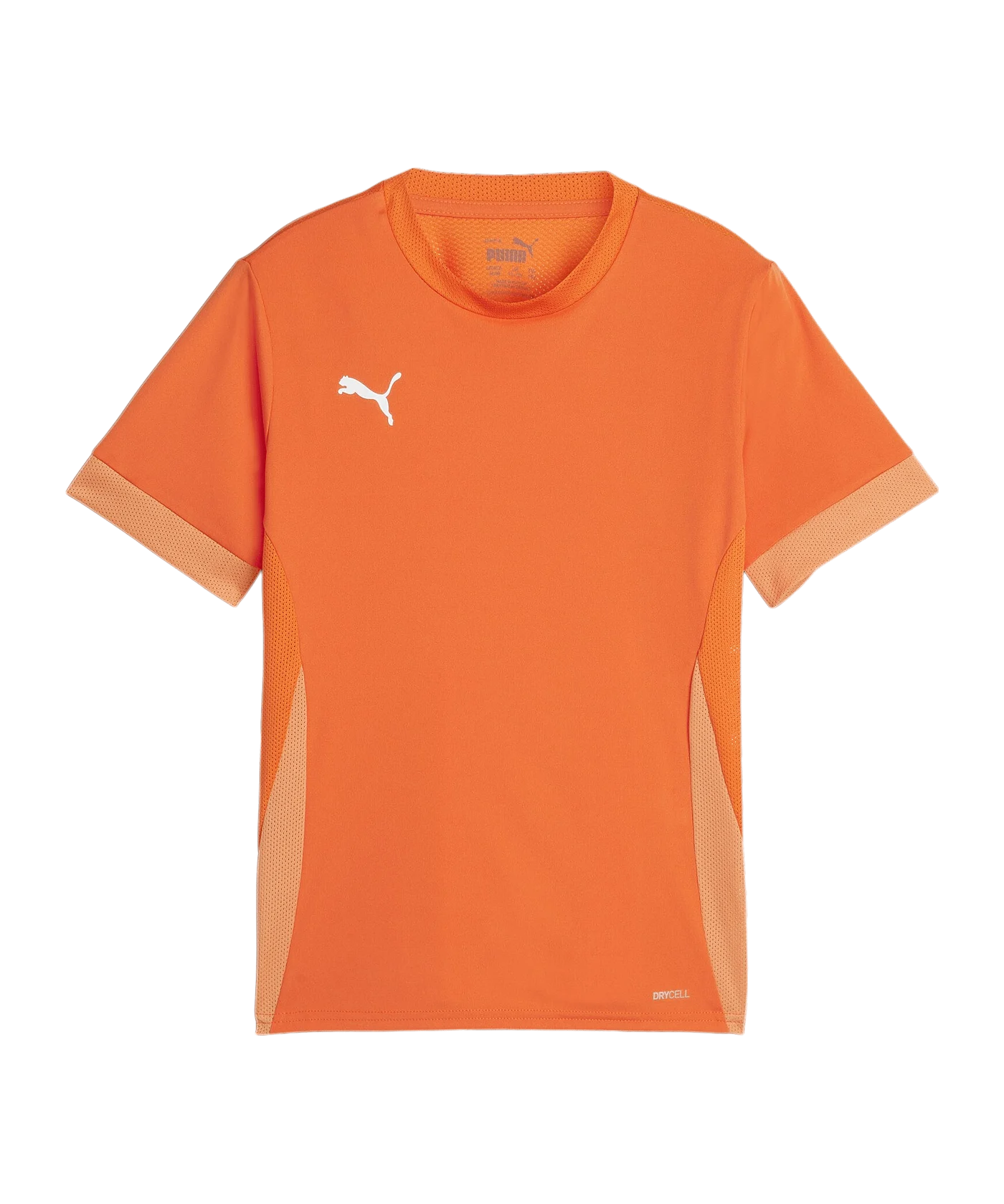 PUMA teamGOAL Matchday Trikot Kids Orange Weiss F08