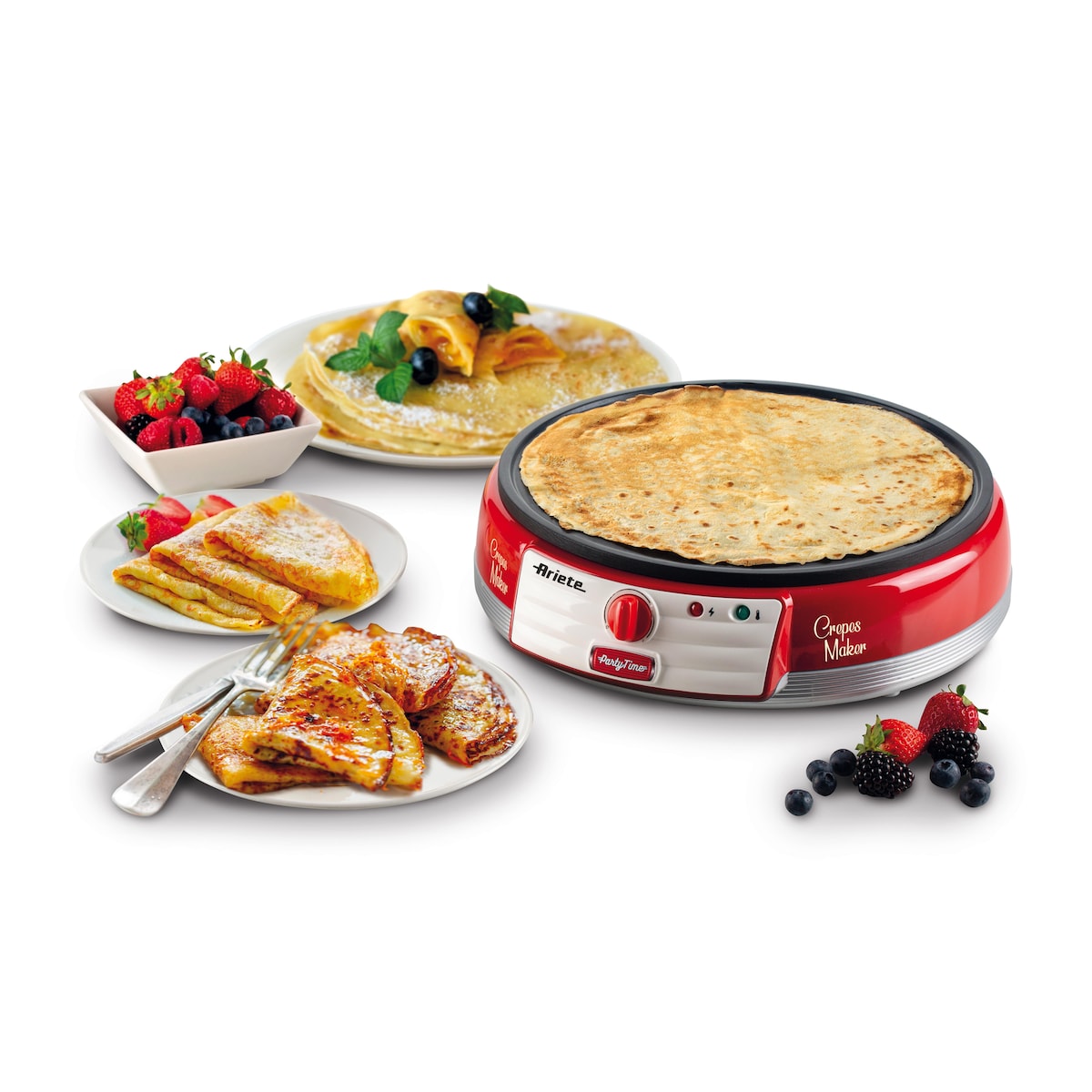 Party Time crepe maker Red