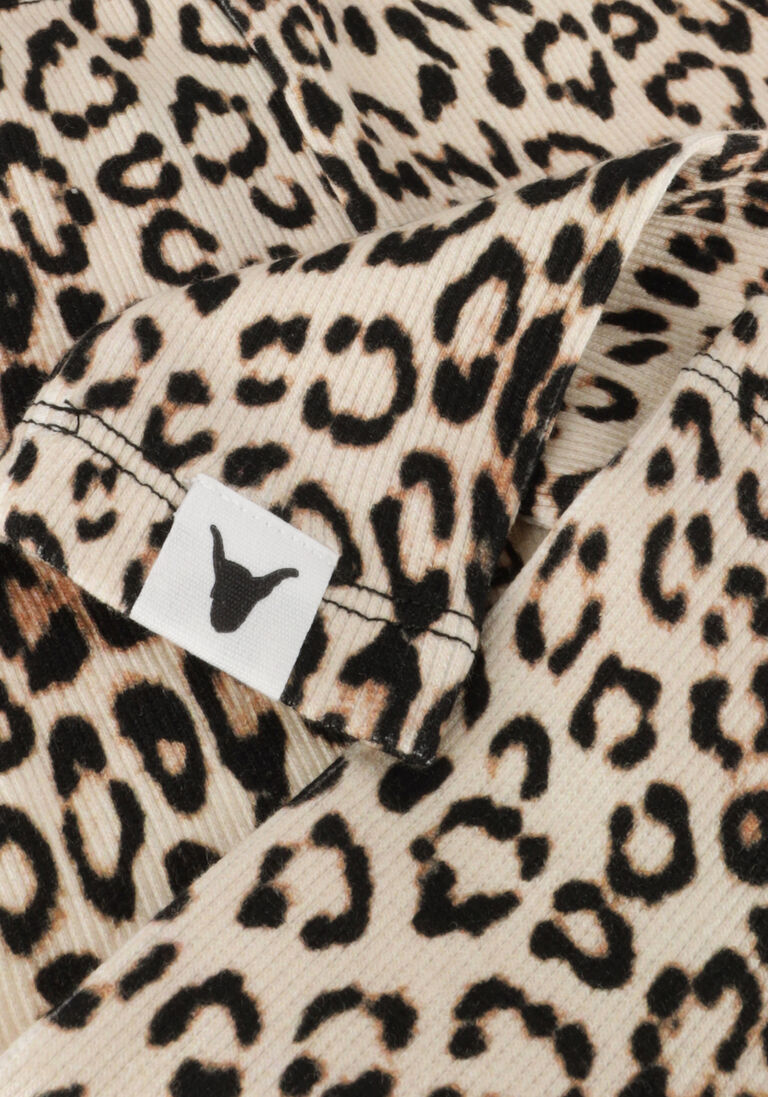 ALIX MINI bruine alix mini legging knitted leopard legging