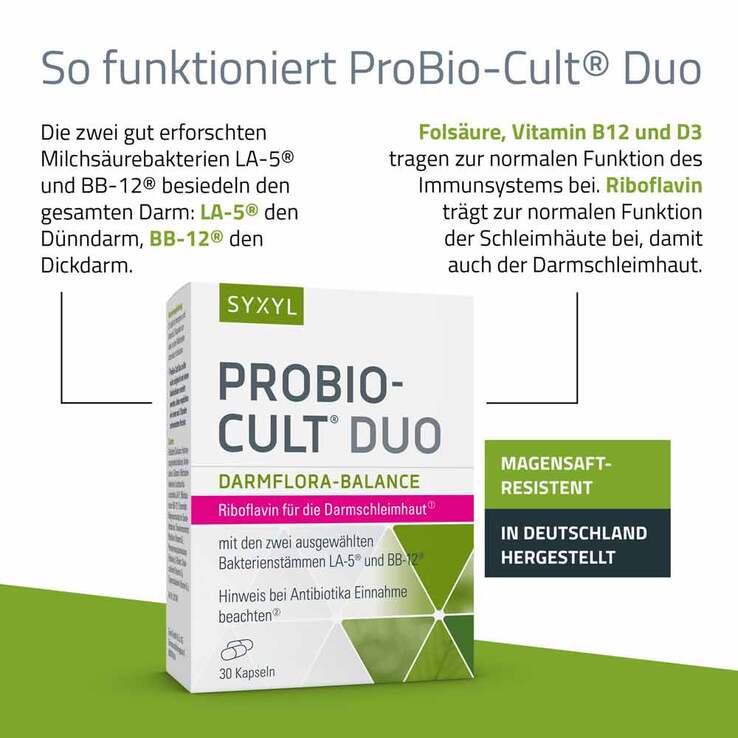 Probio-Cult Duo Syxyl Kapseln, 30 St