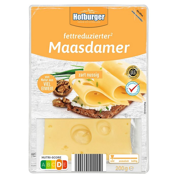 MILSANI Fettred. Käse 200 g, Maasdamer nussig