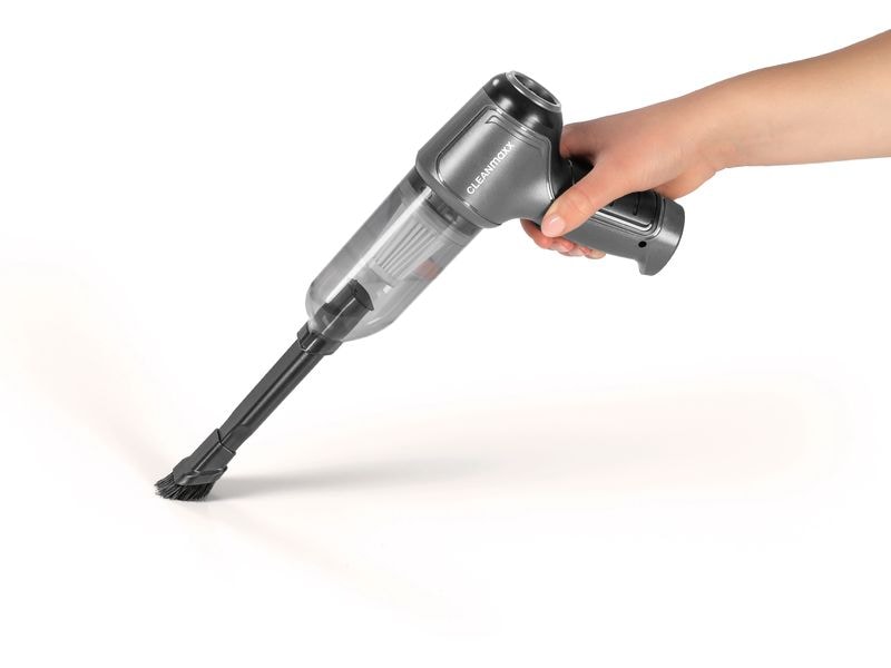 CLEANmaxx Akku-Handsauger Zyklon Plus Anthrazit Kleiner und leistungsstarker Staubsauger