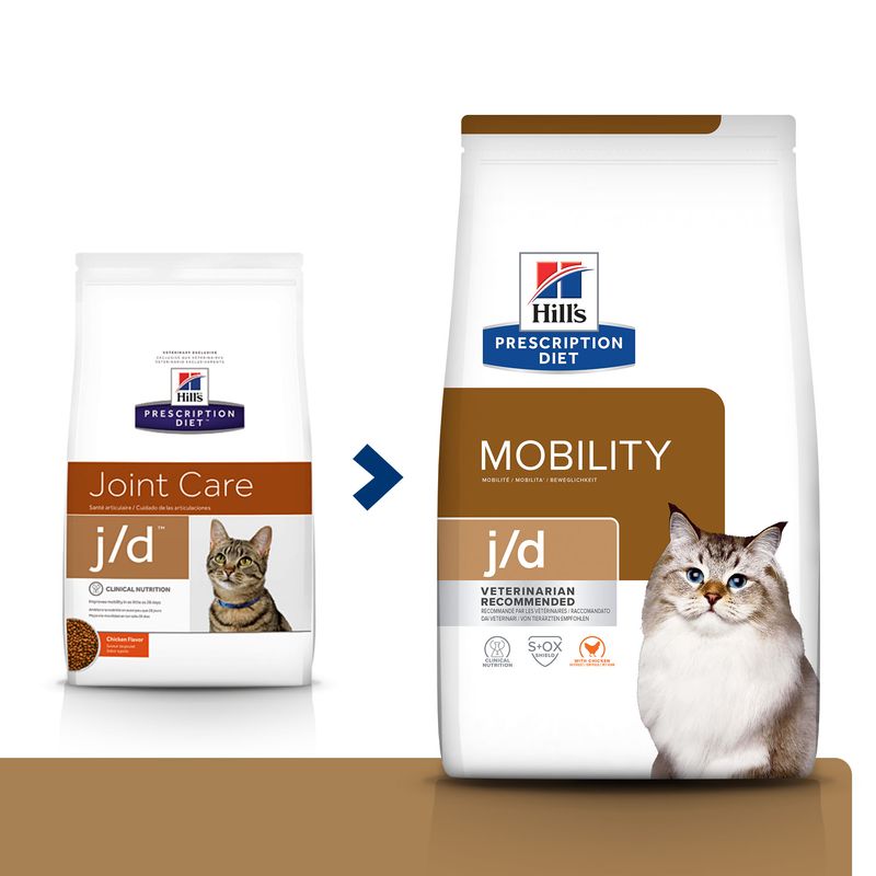 Hill's Prescription Diet Mobility j/d pia para gatos