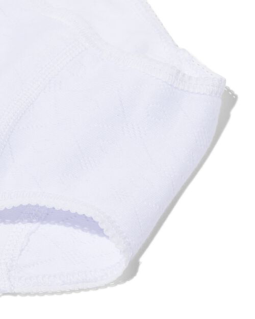 lot de 2 slips femme blanc