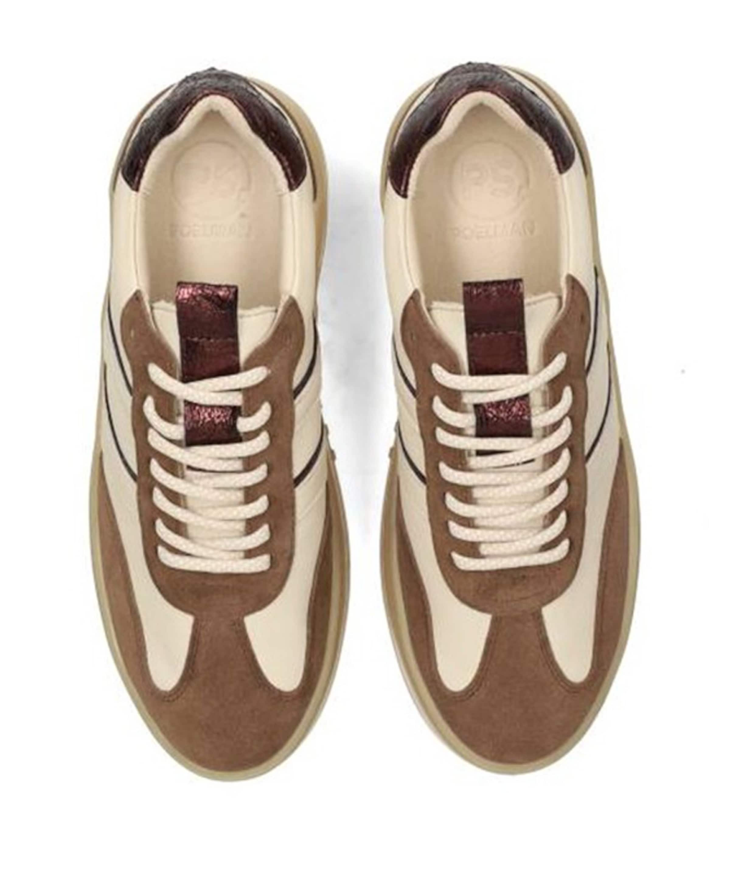 Poelman Anemone dames sneakers beige