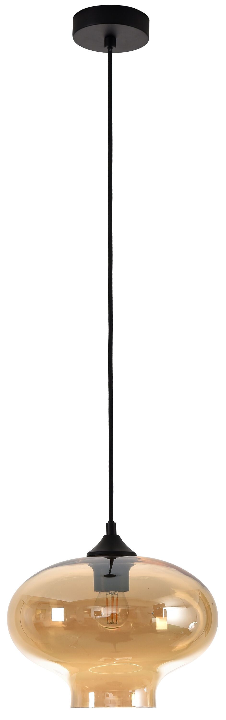 ARTDELIGHT CAROLA Aufhängung - Schwarz / H: 600.0 cm x D: 10.0 cm