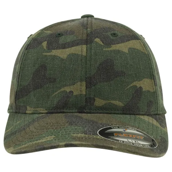 Flexfit -  Flexfit Cap Flexfit Garment washed woodland