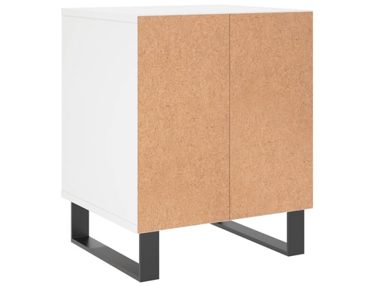 VIDAXL - Tables de chevet 2 pcs blanc 40x35x50 cm bois d’ingénierie