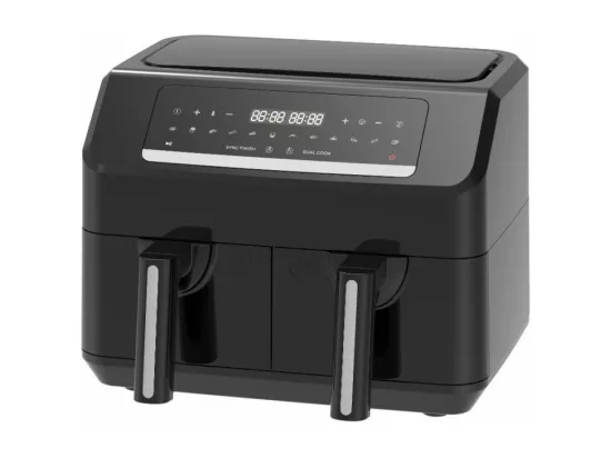 Friteuse Sans Huile De 7,2l 2400 Watts Avec Double Bacs Af 130376 1 De Emerio