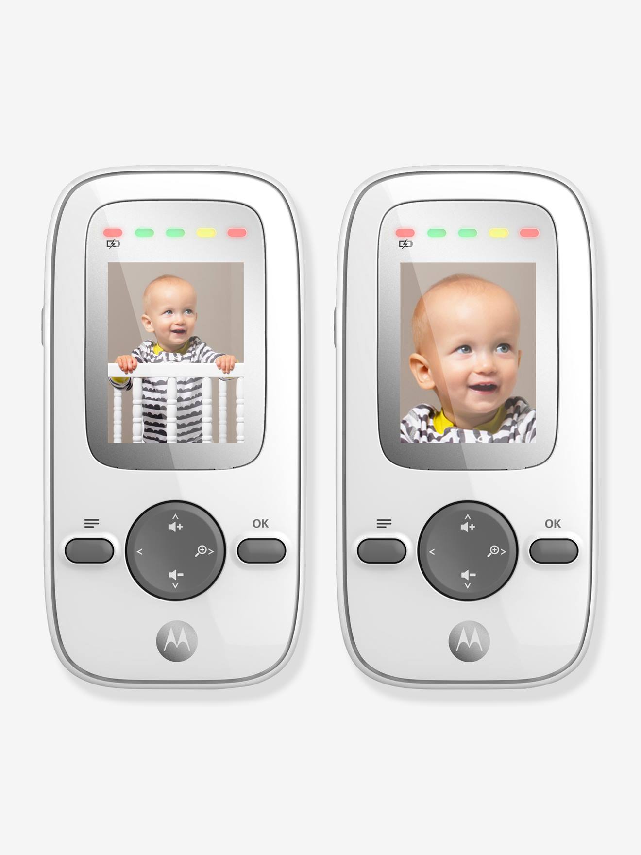 Monitor de vídeo sem fio para bebês Motorola VM 481, branco