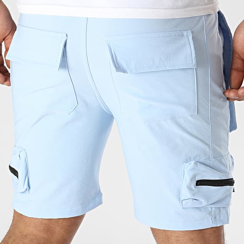 Short Cargo Bleu Clair