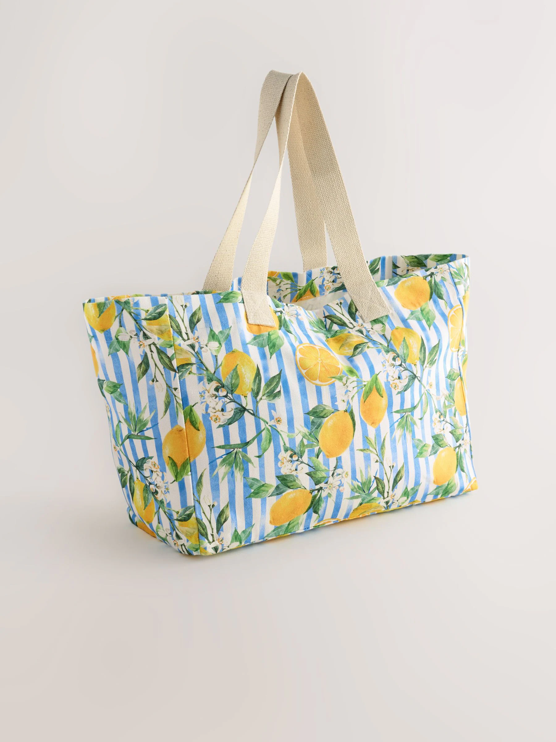 Citroen - Herbruikbare canvas tas met print